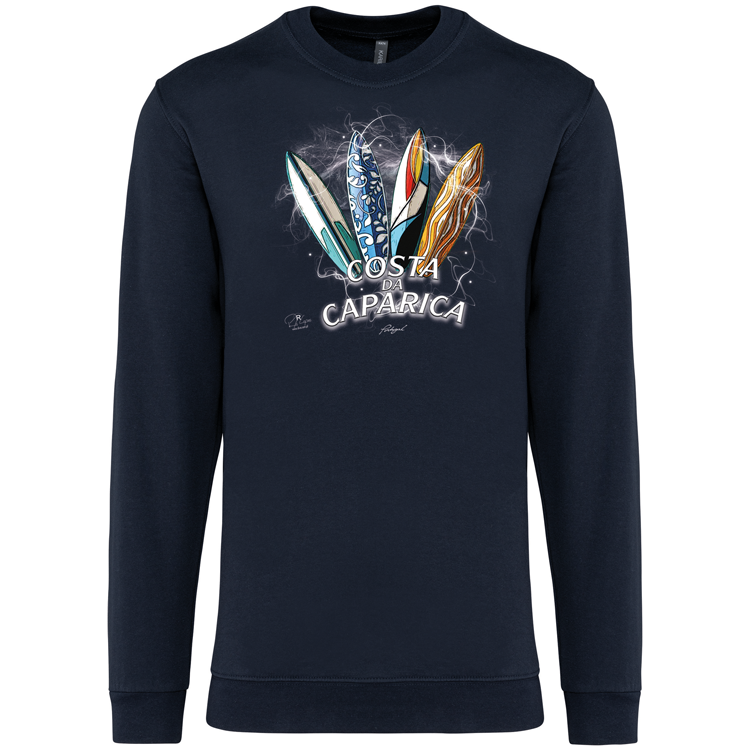 Sweatshirt Kariban sem Capuz Surfboards Costa da Caparica