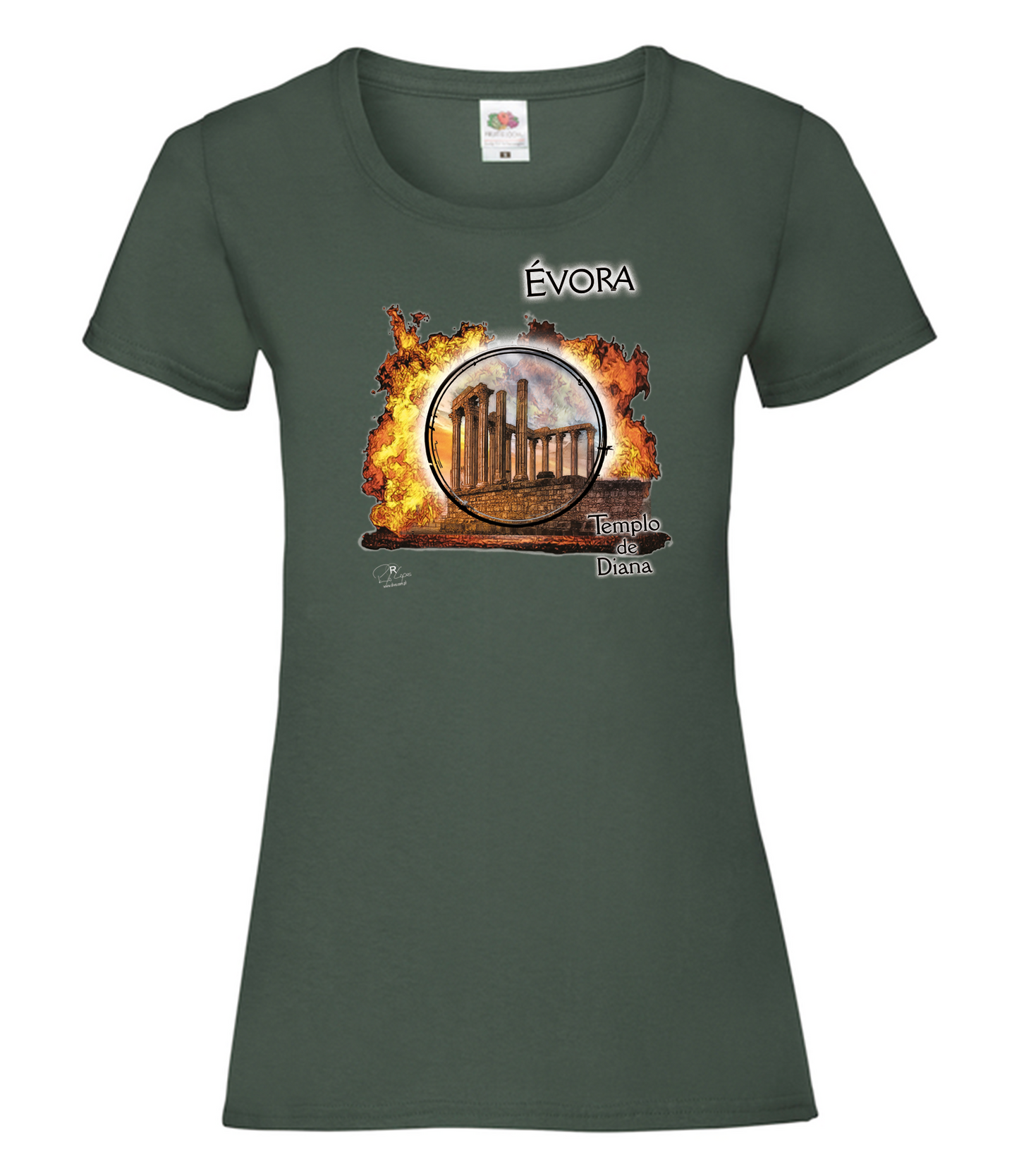 T-shirt Senhora Templo de Diana