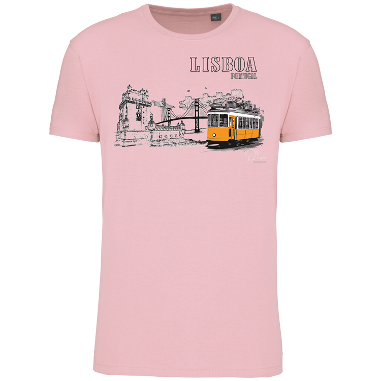 T-Shirt Algodão Biológico Monumentos Lisboa