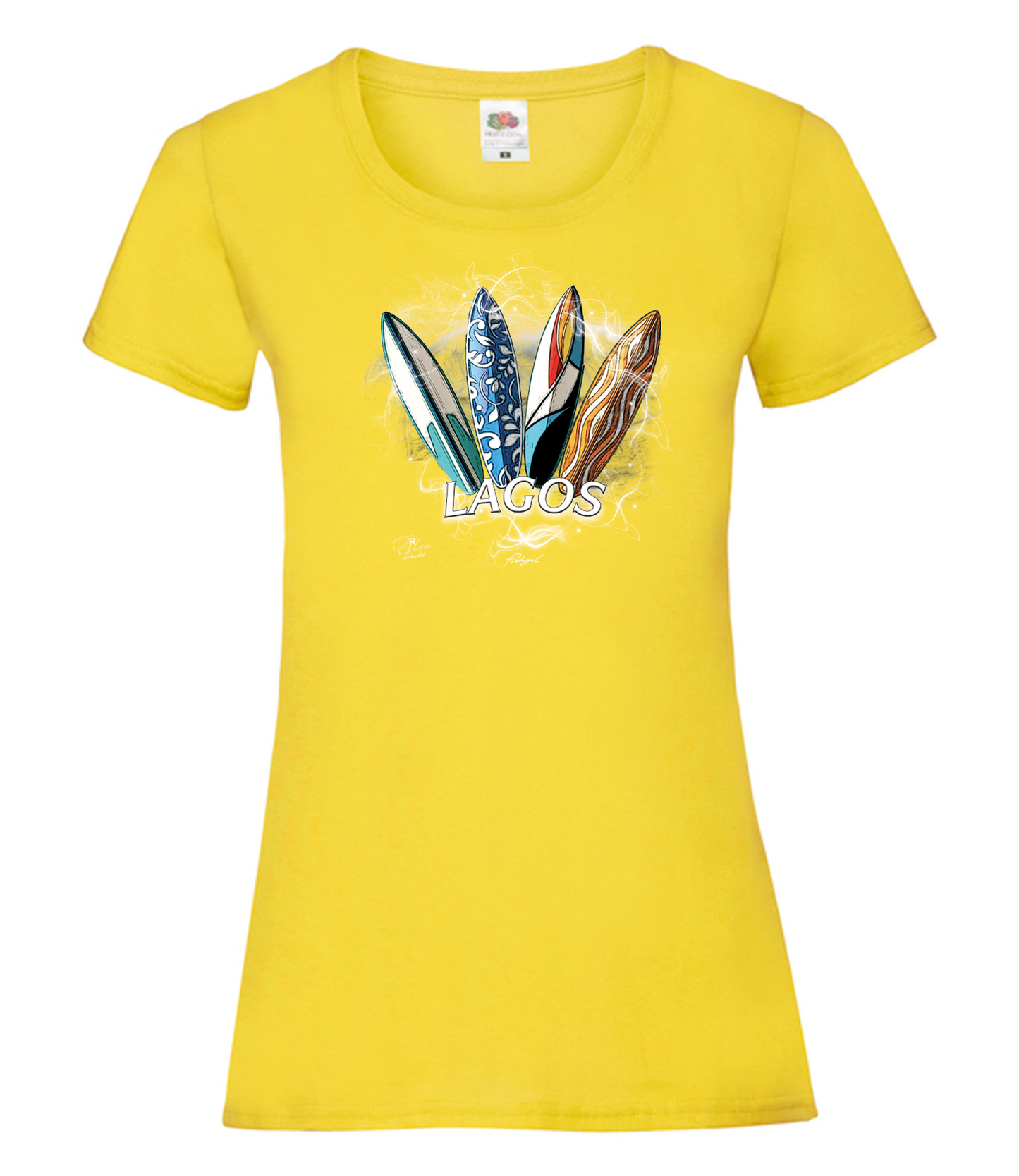 T-shirt Senhora Surfboards Lagos