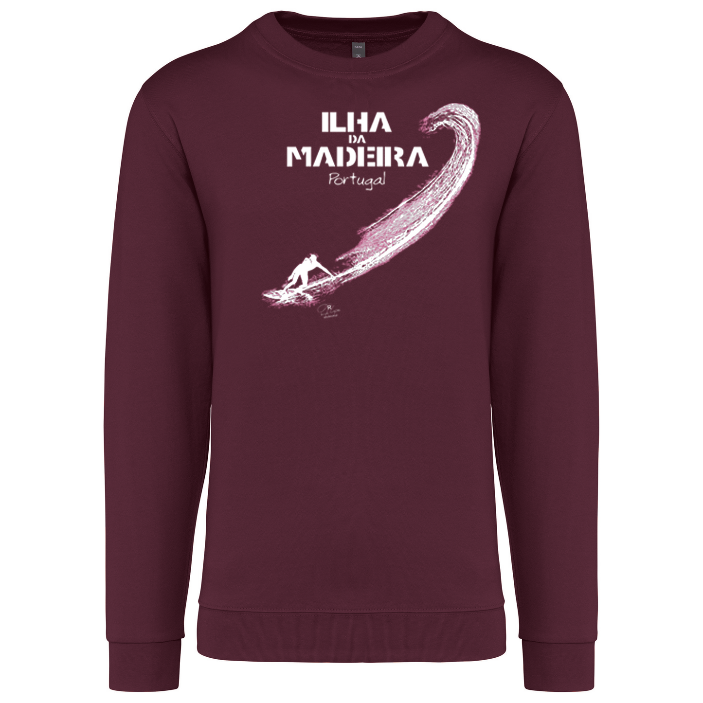Sweatshirt Kariban sem Capuz Surf Ilha da Madeira