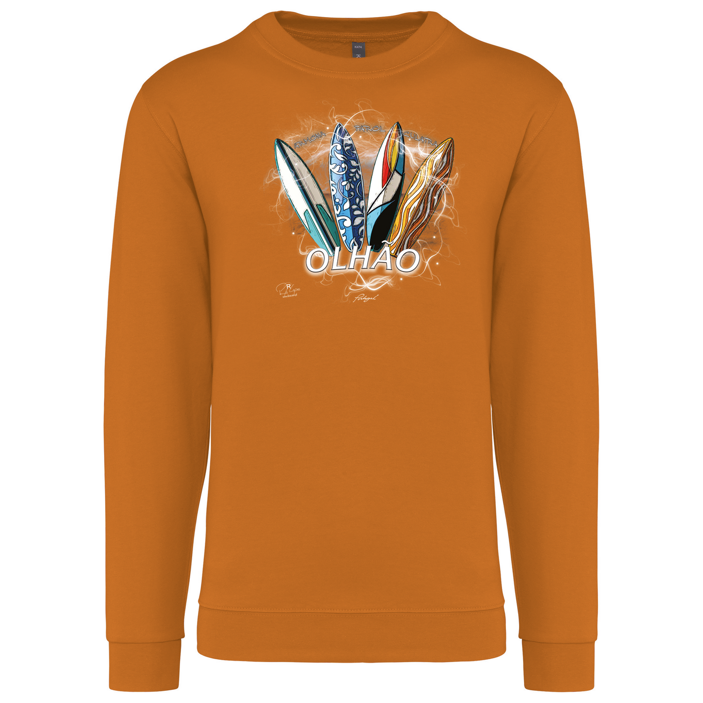 Sweatshirt Kariban sem Capuz Surfboards Olhão