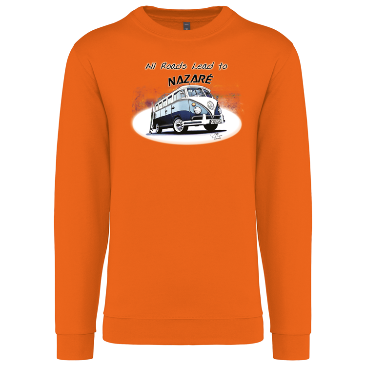 Sweatshirt Kariban sem Capuz All Roads Lead to Nazaré