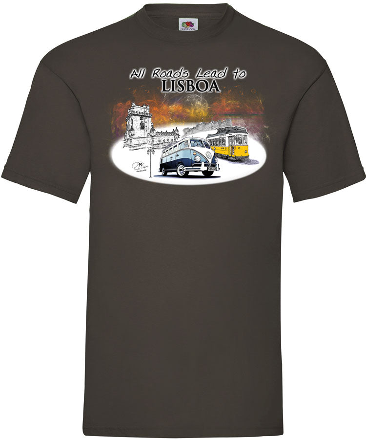 T-shirt All Roads Lead to Lisboa