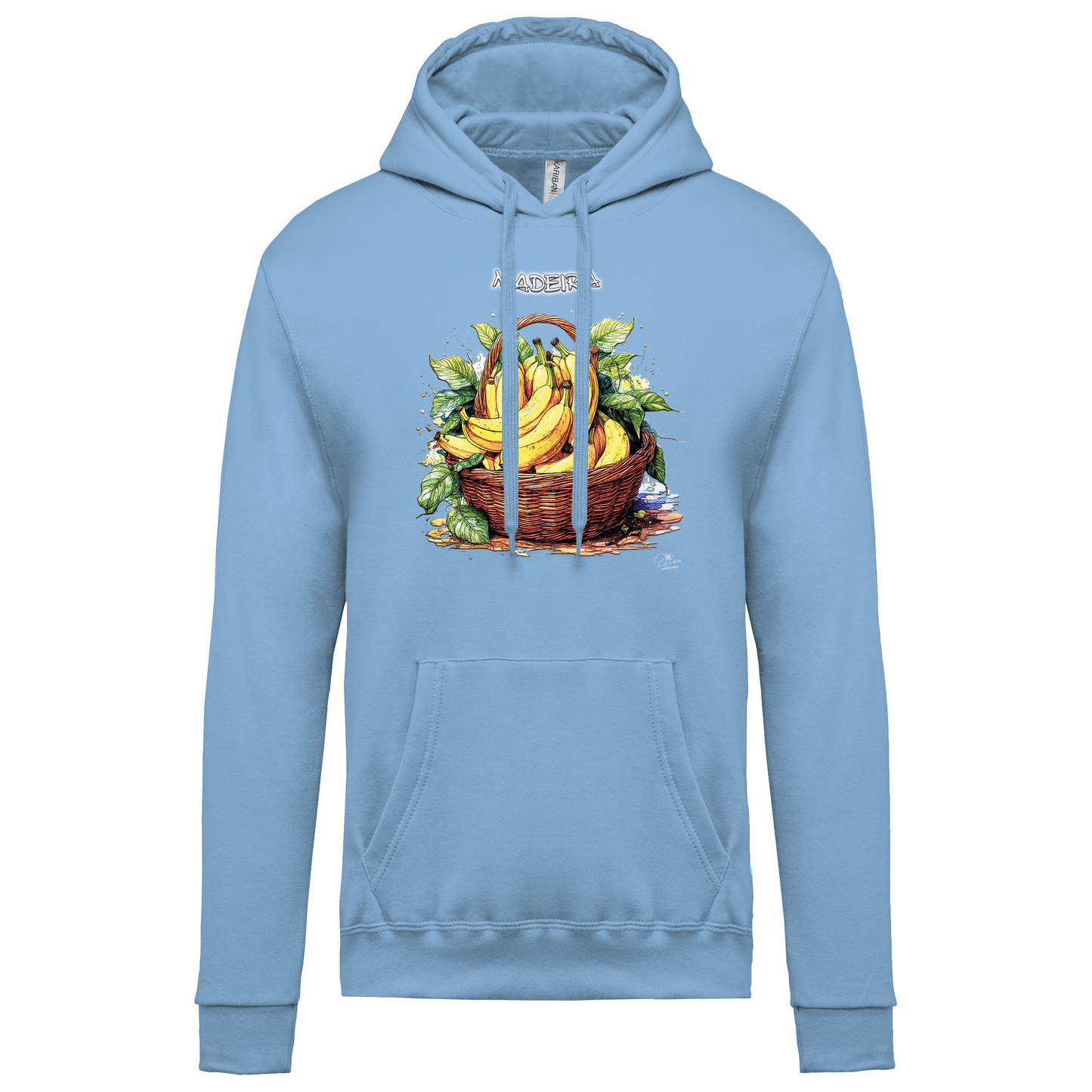 Sweatshirt Kariban com Capuz Cesto Bananas