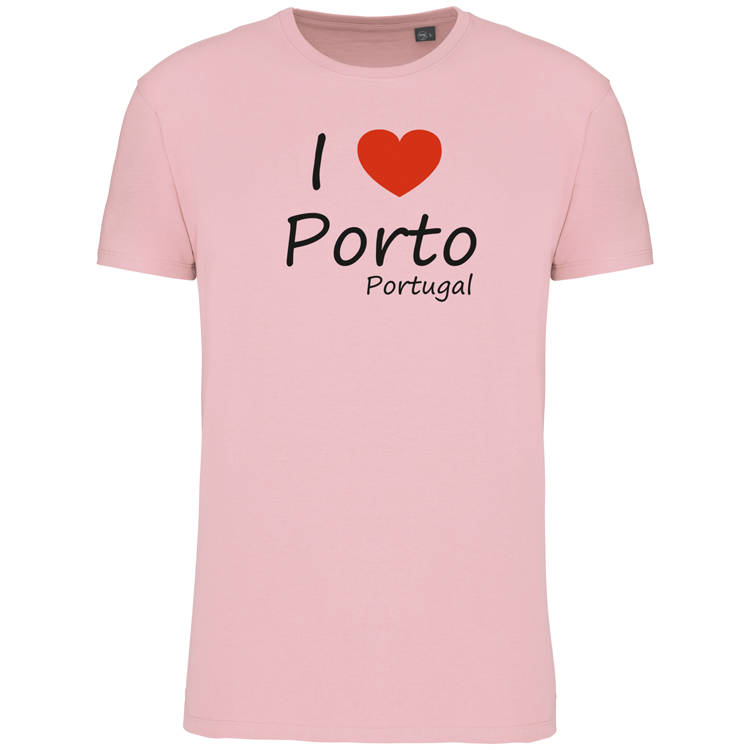 T-Shirt Algodão Biológico I Love Porto