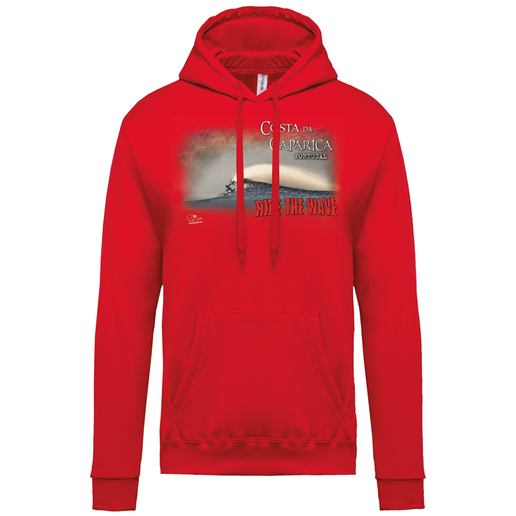 Sweatshirt Kariban com Capuz Ride the Wave Caparica