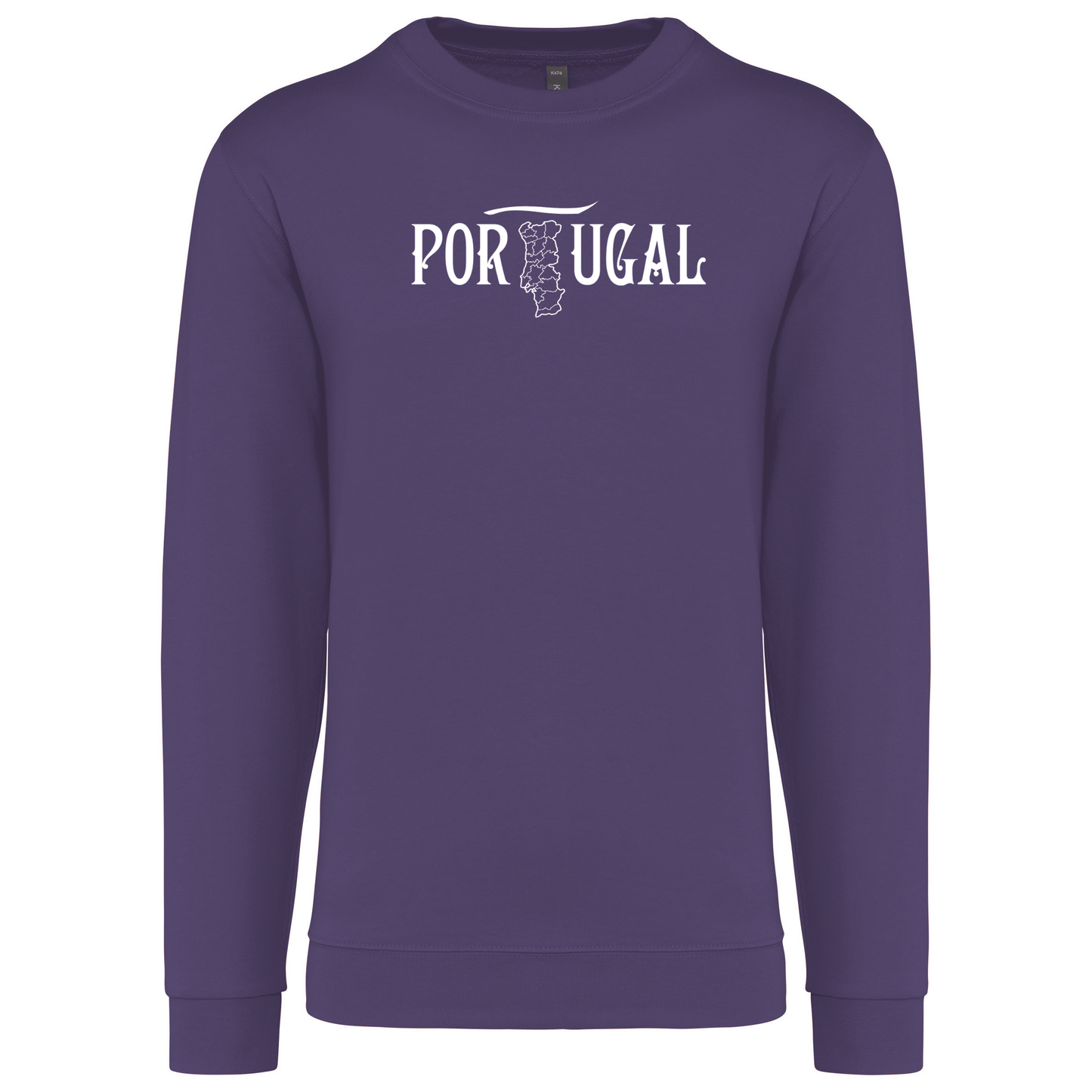 Sweatshirt Kariban sem Capuz Mapa de Portugal