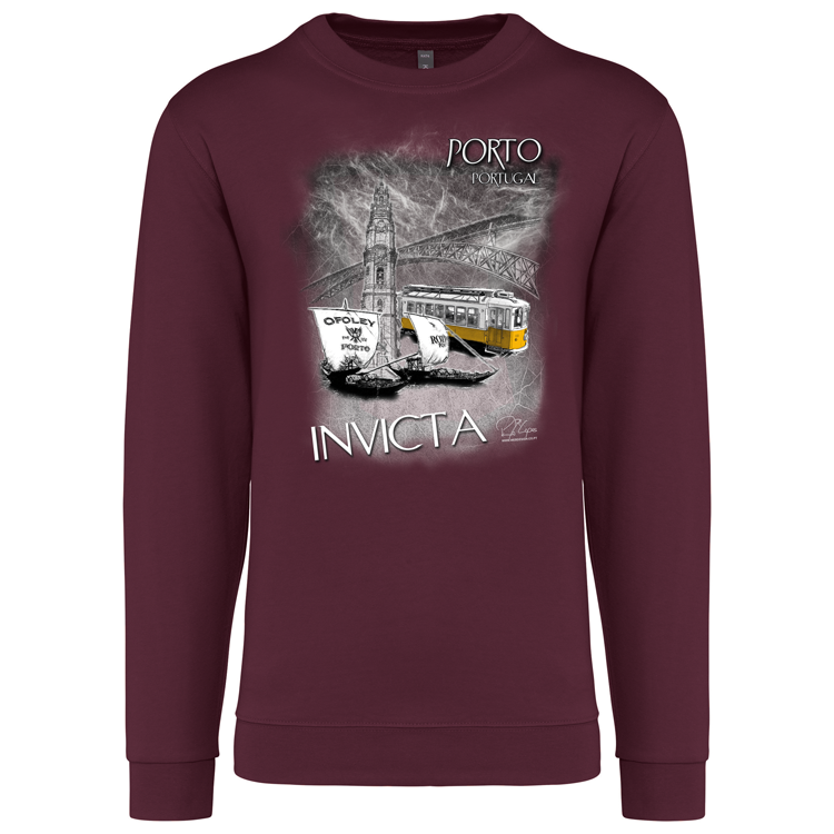 Sweatshirt Kariban sem Capuz Invicta
