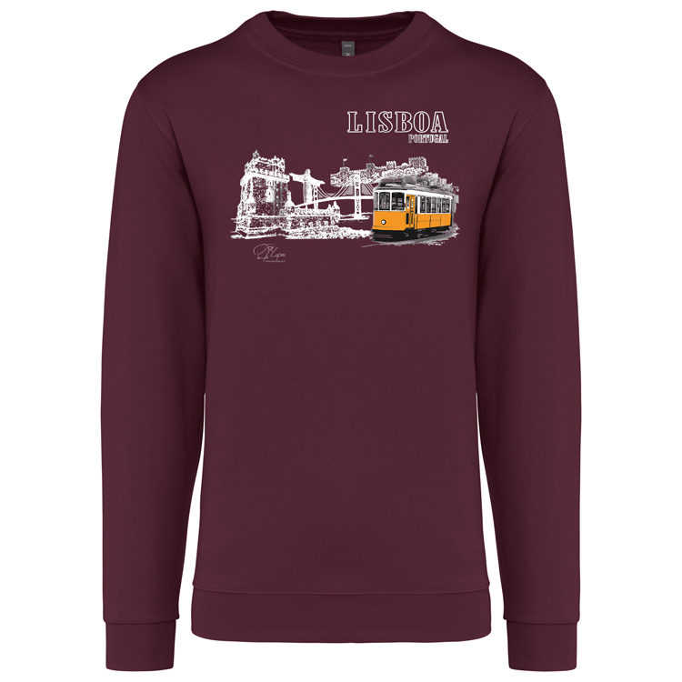 Sweatshirt Kariban sem Capuz Monumentos Lisboa