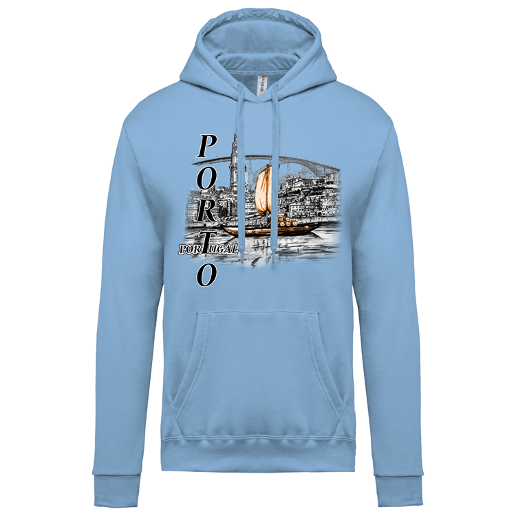 Sweatshirt Kariban com Capuz Ribeira