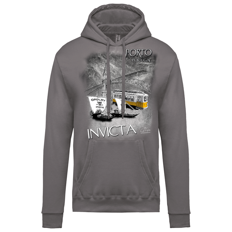 Sweatshirt Kariban com Capuz Invicta