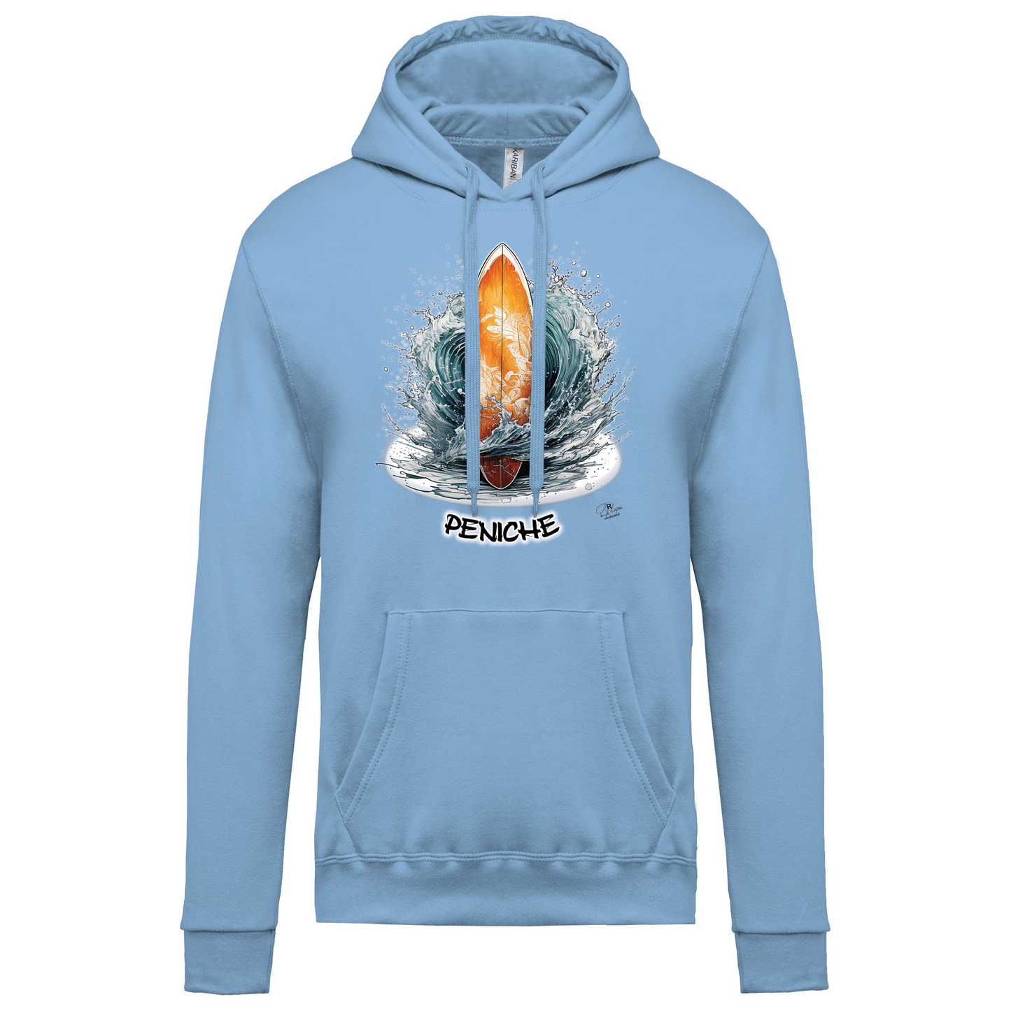Sweatshirt Kariban com Capuz Prancha Peniche