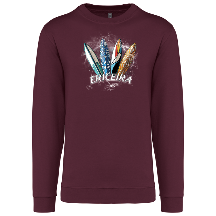 Sweatshirt Kariban sem Capuz Surfboards Ericeira