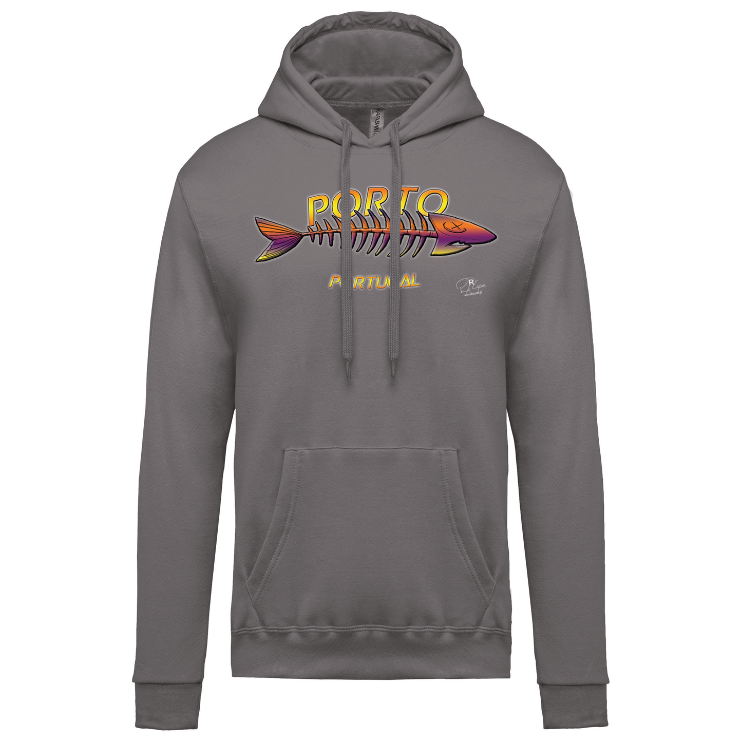 Sweatshirt Kariban com Capuz Espinha Porto