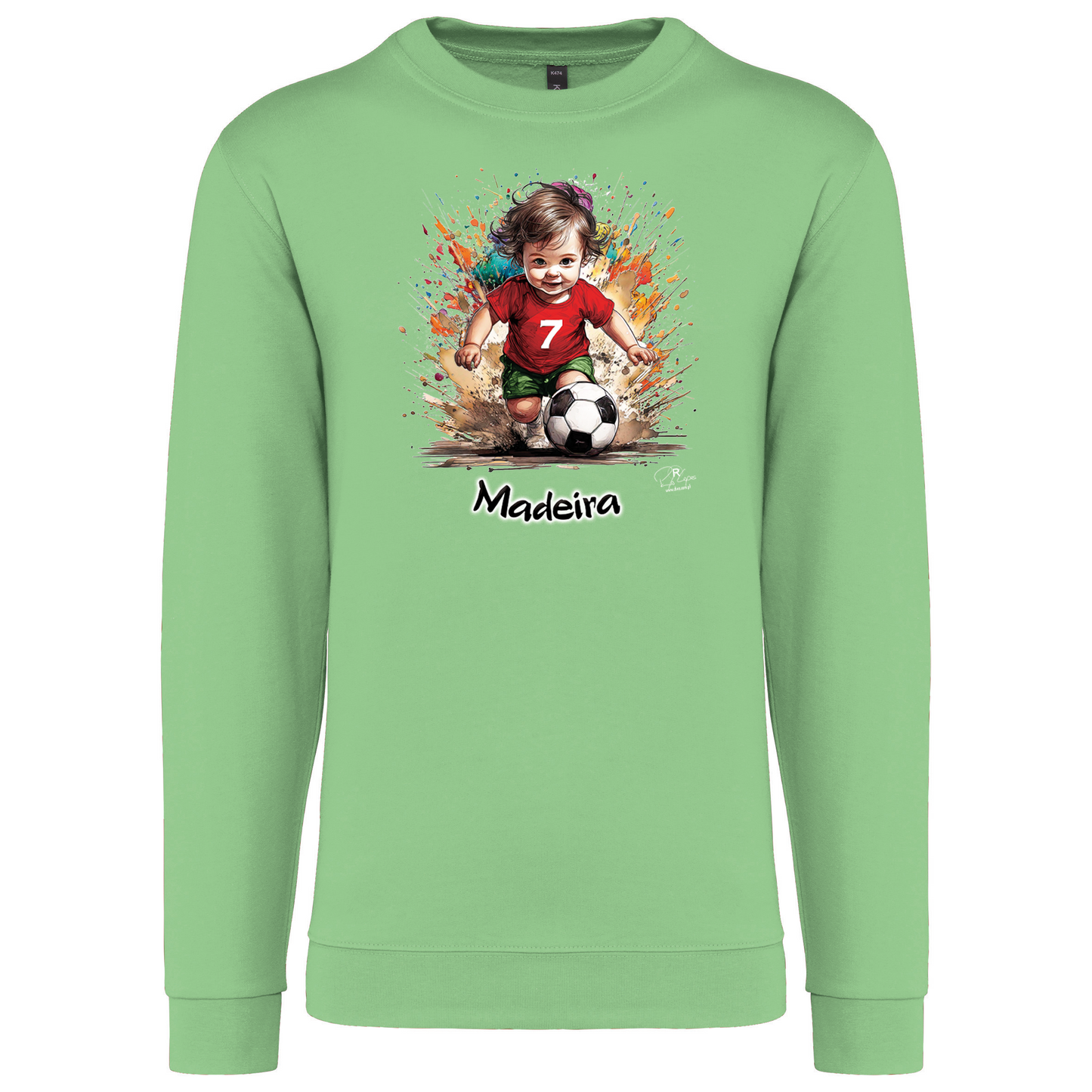 Sweatshirt Kariban sem Capuz 7 Madeira