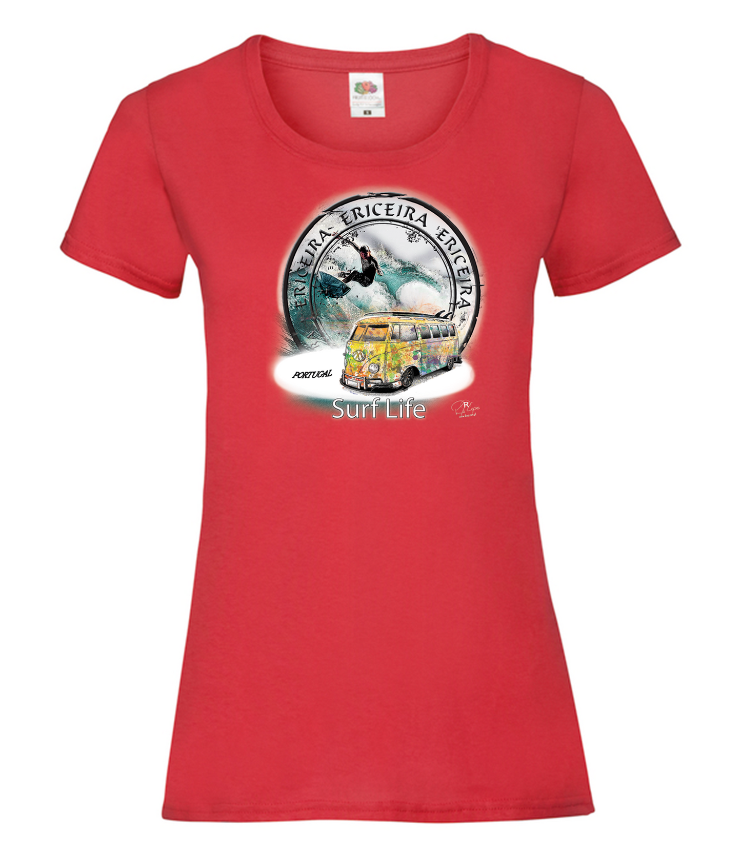 T-shirt Senhora Surf Life Ericeira