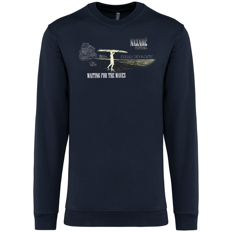Sweatshirt Kariban sem Capuz Praia do Norte