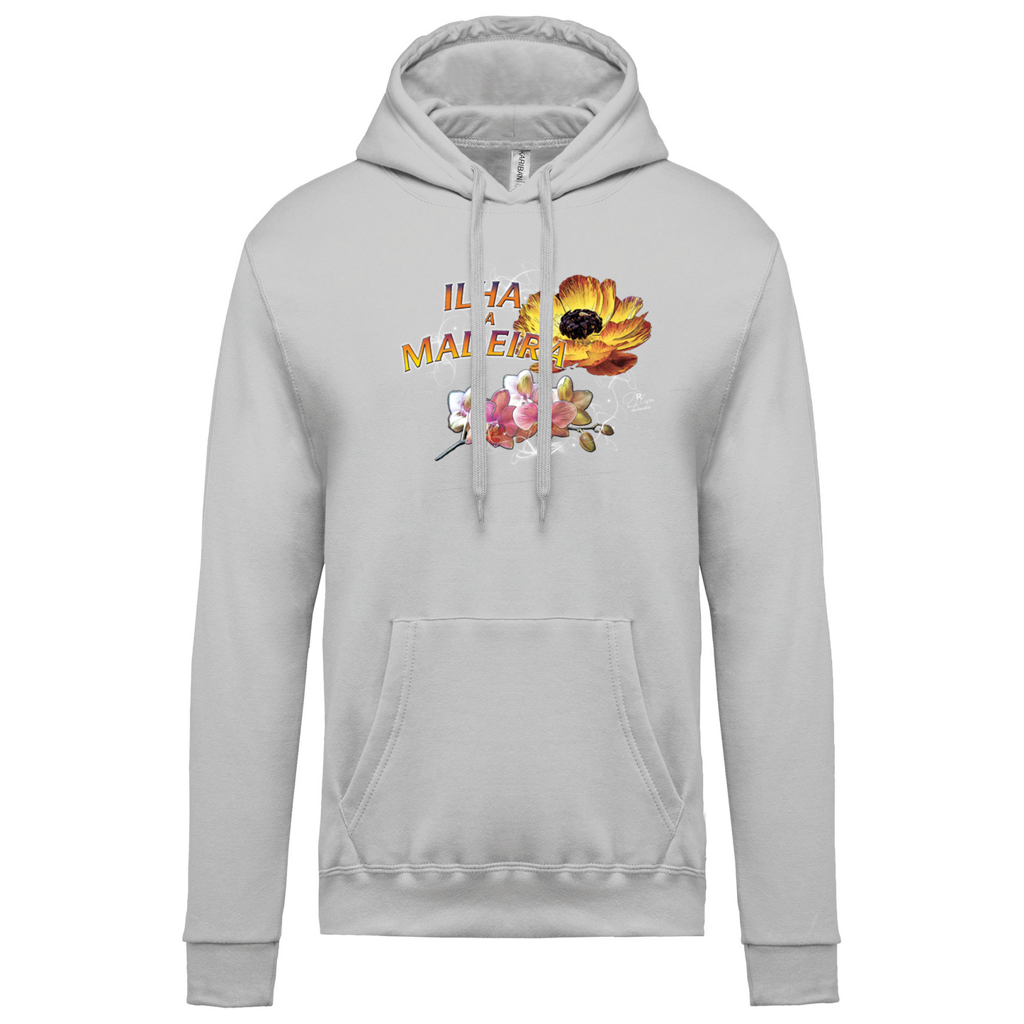 Sweatshirt Kariban com Capuz Madeira Flowers