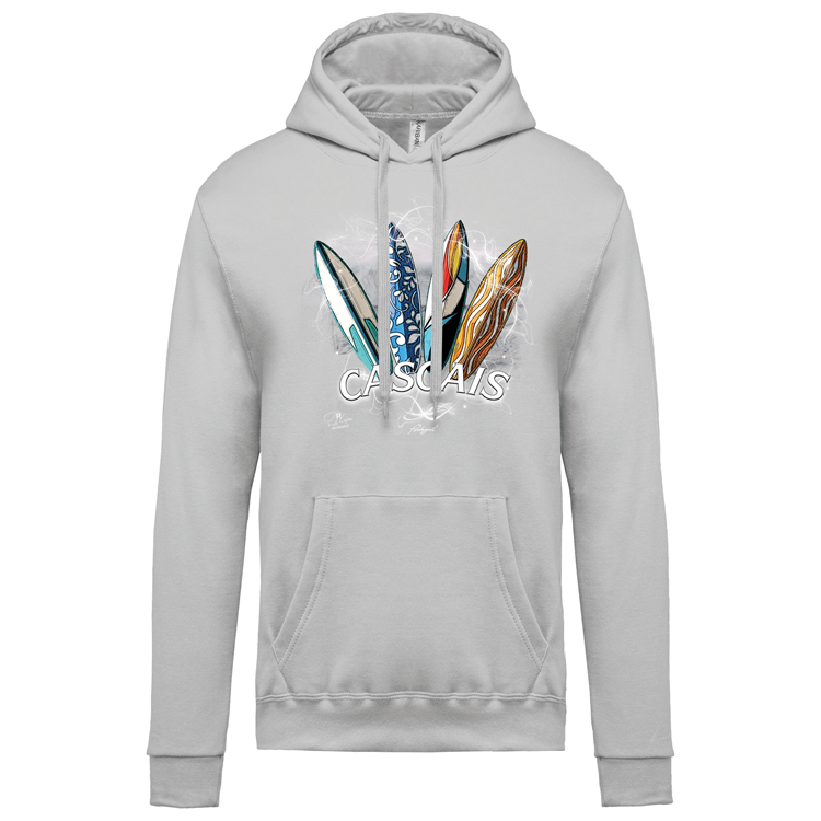 Sweatshirt Kariban com Capuz Surfboards Cascais