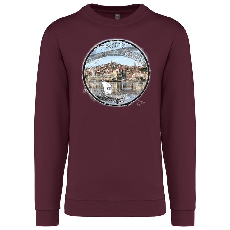 Sweatshirt Kariban sem Capuz Selo Porto