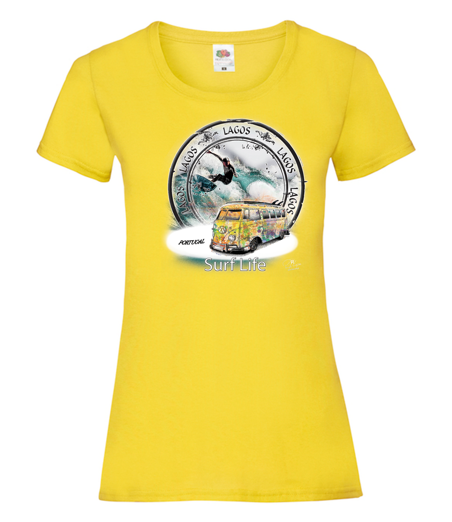 T-shirt Senhora Surf Life Lagos