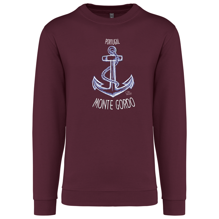 Sweatshirt Kariban sem Capuz Âncora Monte Gordo