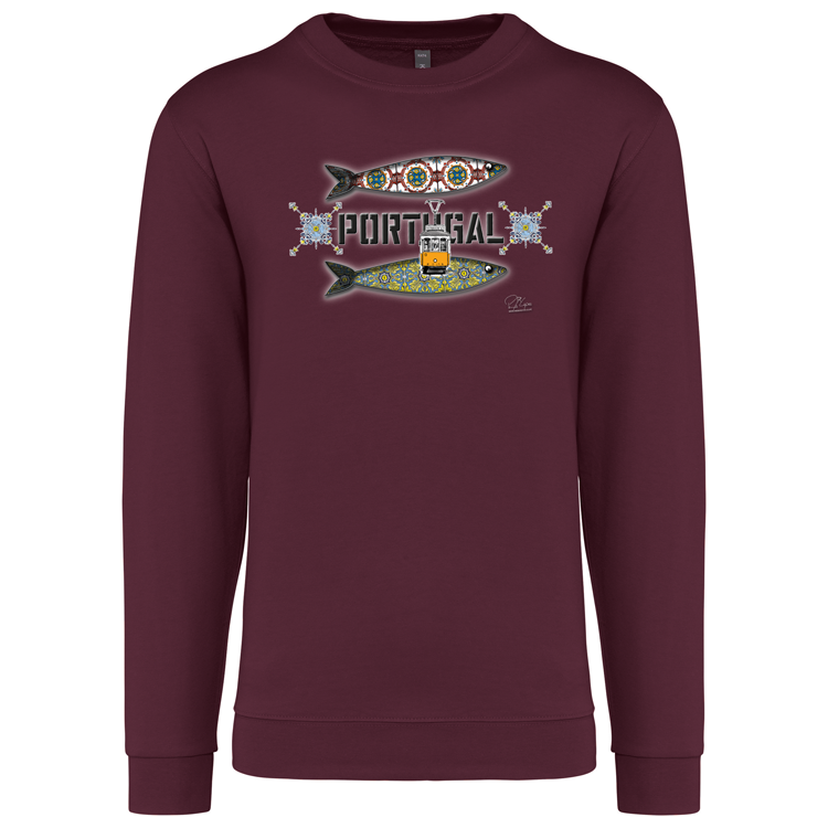 Sweatshirt Kariban sem Capuz Duas Sardinhas Coimbra