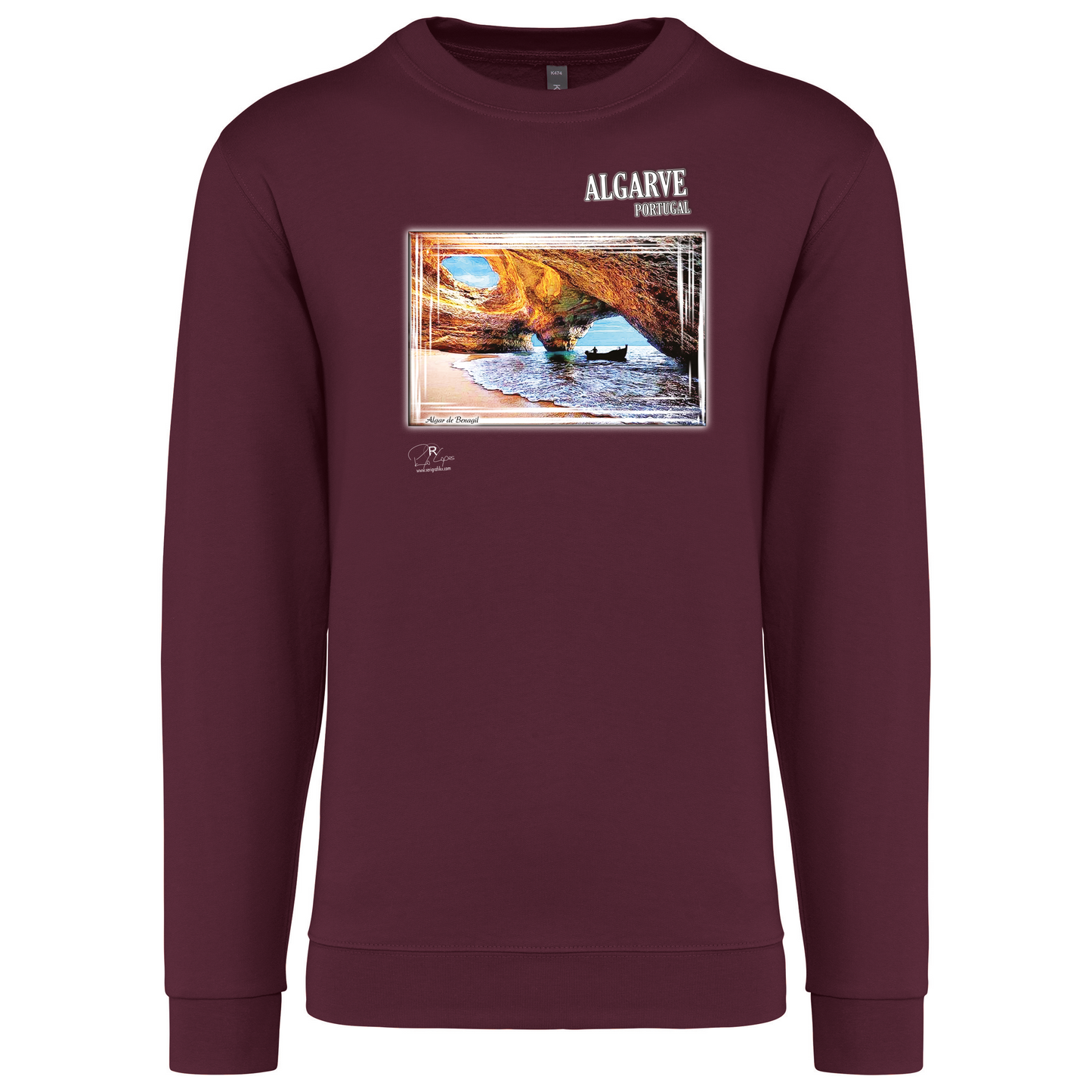 Sweatshirt Kariban sem Capuz Algar de Benagil
