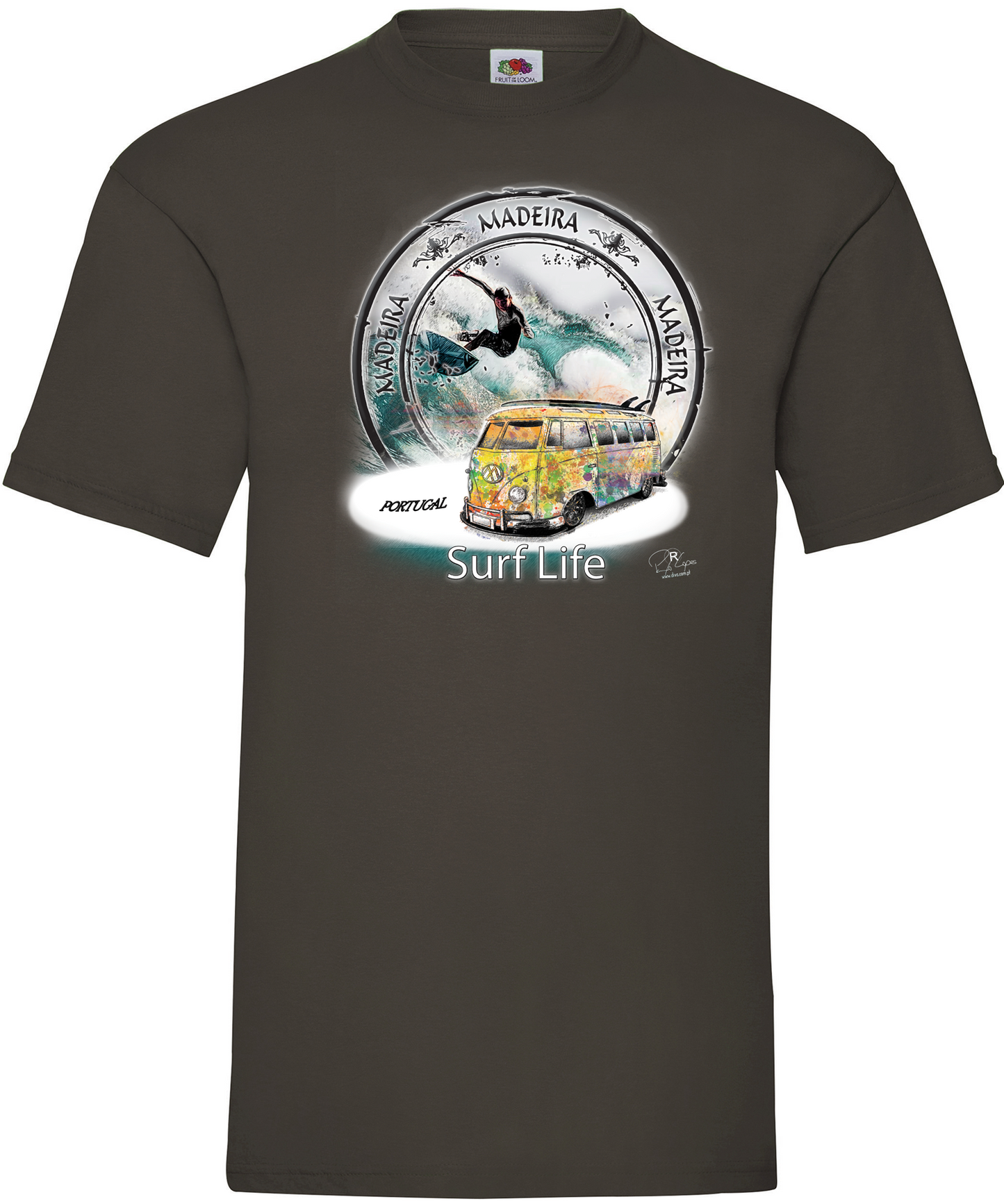 T-shirt Surf Life Madeira