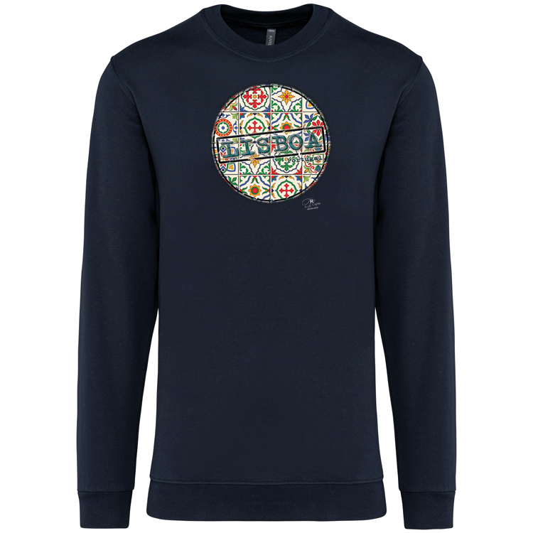 Sweatshirt Kariban sem Capuz Pin Lisboa