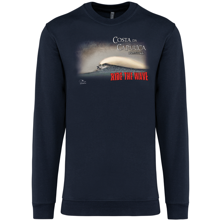 Sweatshirt Kariban sem Capuz Ride the Wave Costa da Caparica