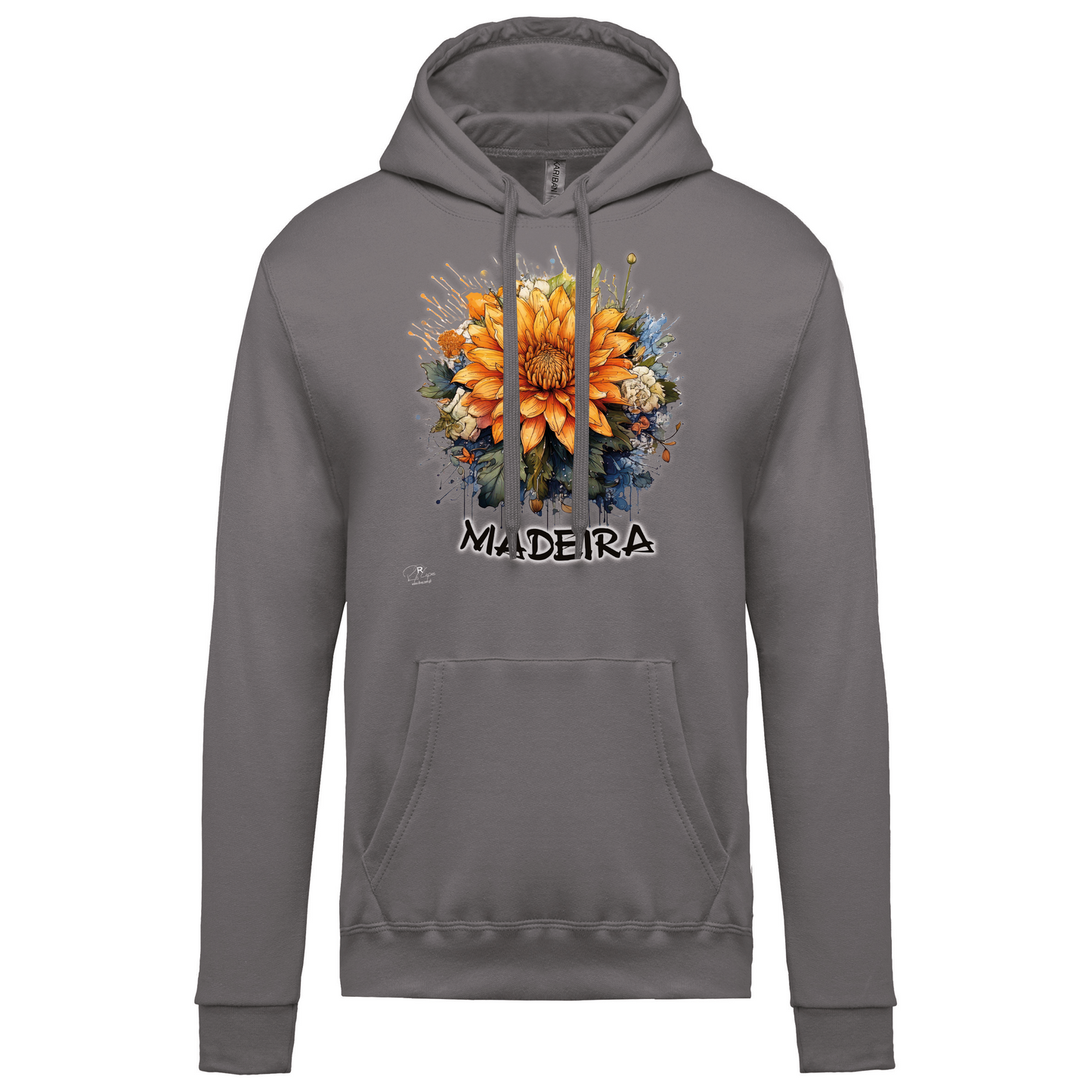 Sweatshirt Kariban com Capuz Arranjo Floral 1