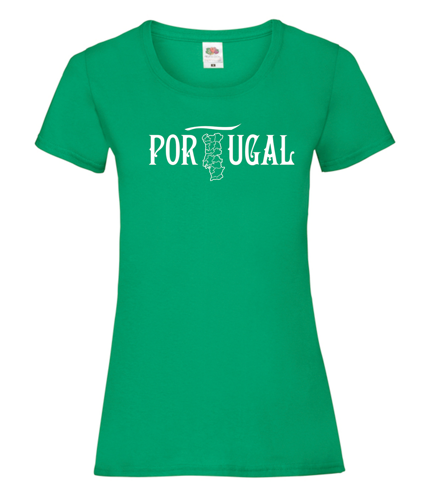 T-shirt Senhora Mapa de Portugal
