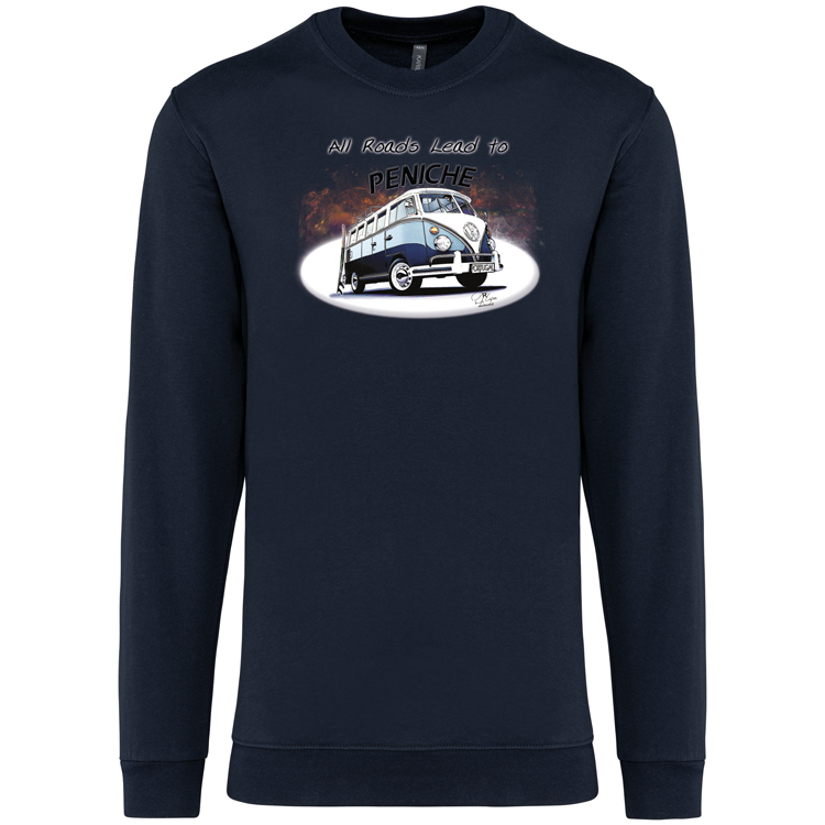 Sweatshirt Kariban sem Capuz All Roads Lead to Peniche