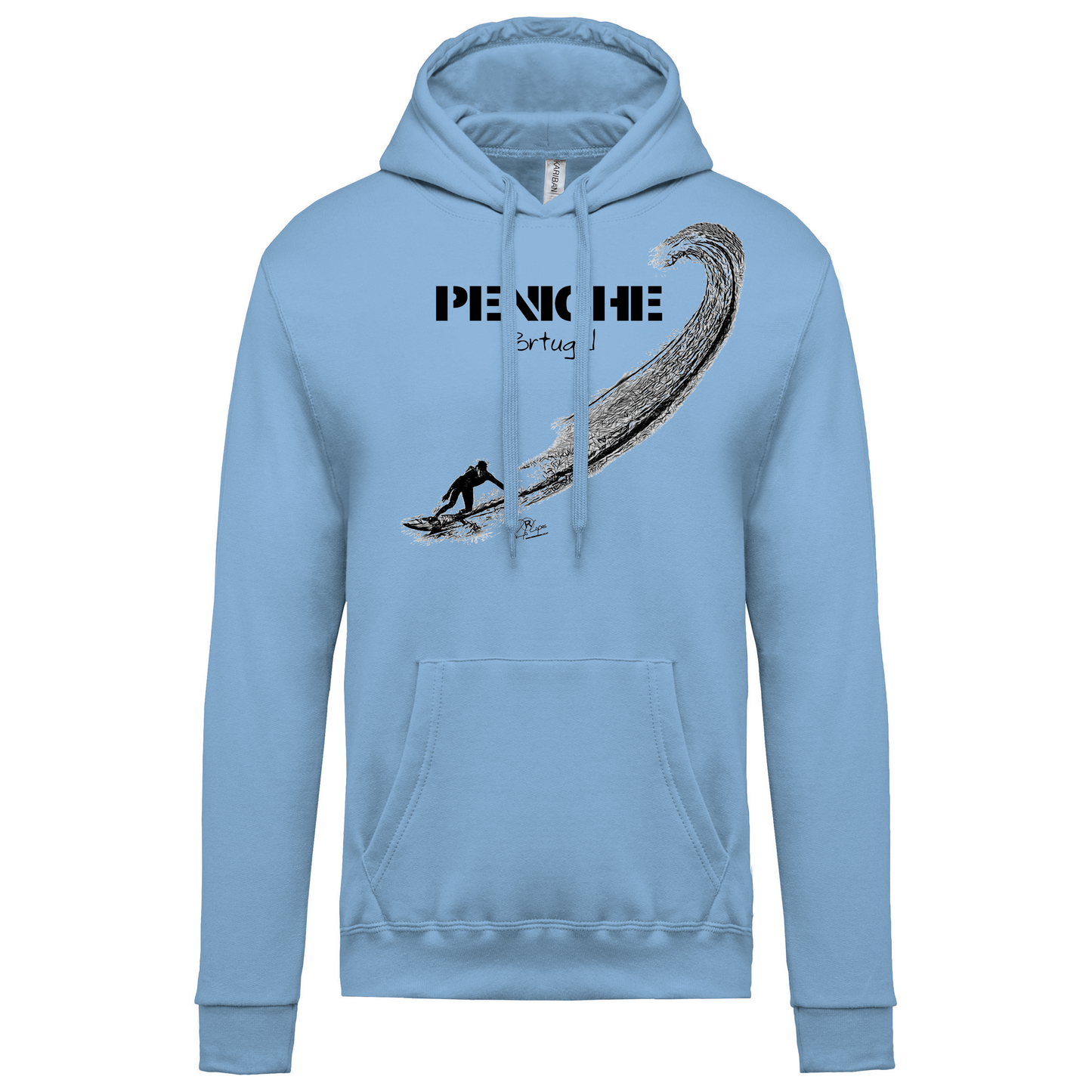 Sweatshirt Kariban com Capuz Surf Peniche