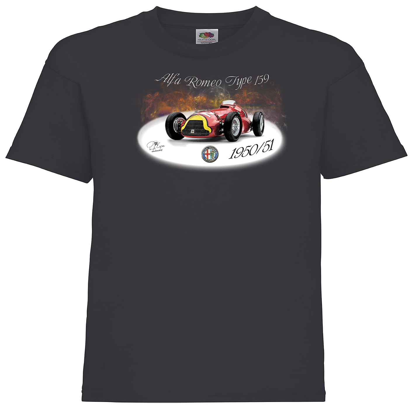 T-shirt Fruit of the Loom Kids Alfa Romeo Type 159