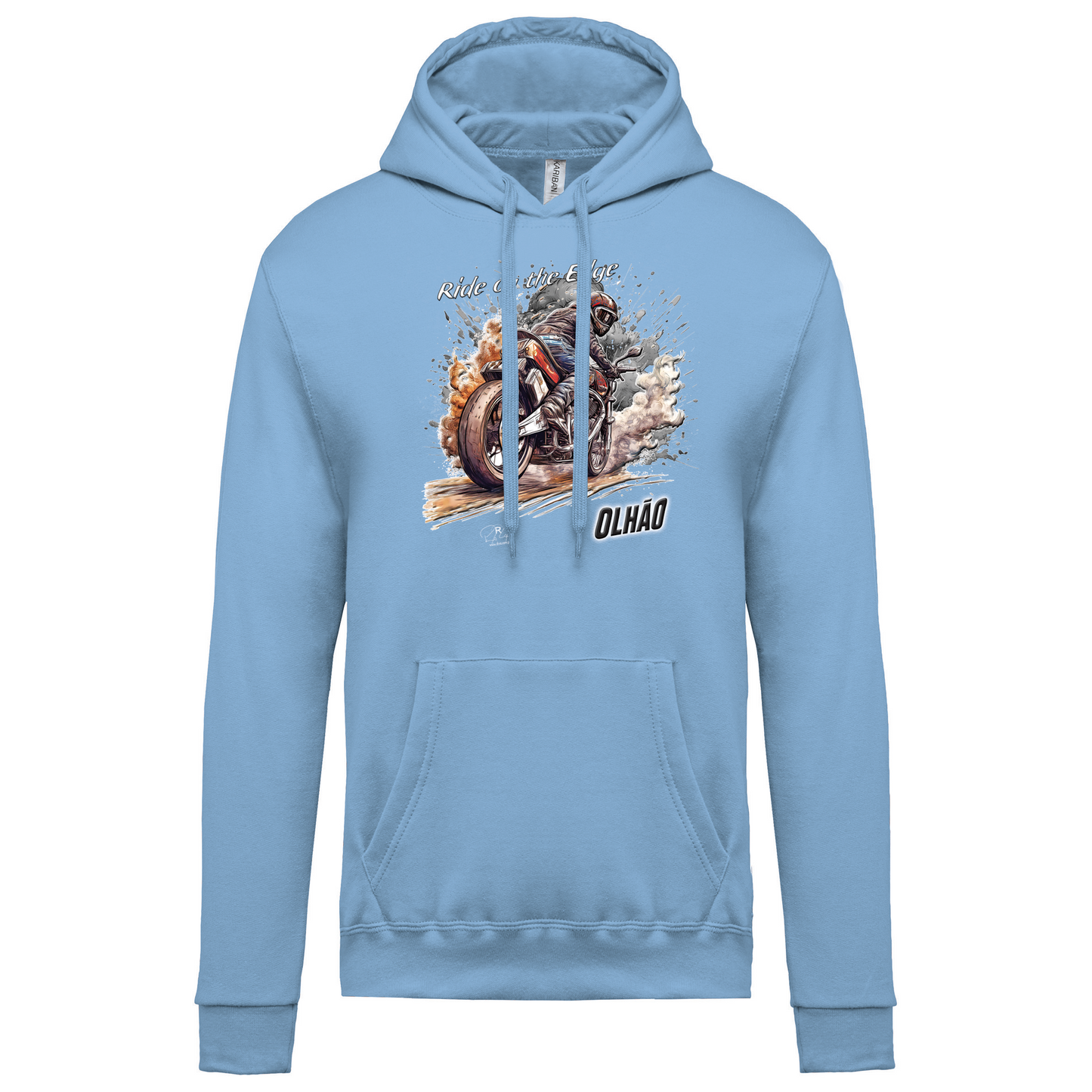 Sweatshirt Kariban com Capuz Ride on the Edge Olhão