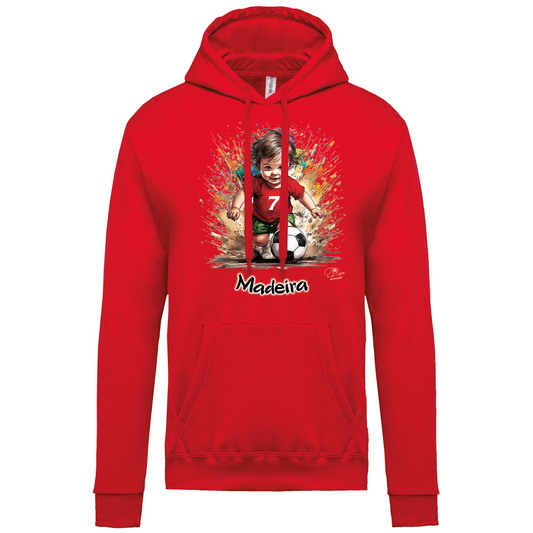 Sweatshirt Kariban com Capuz 7 Madeira