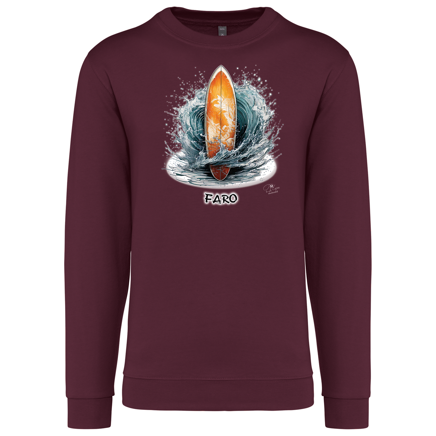 Sweatshirt Kariban sem Capuz Prancha Faro