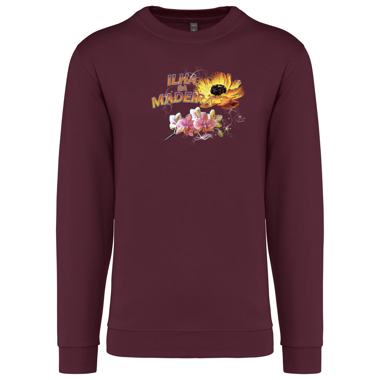 Sweatshirt Kariban sem Capuz Madeira Flowers