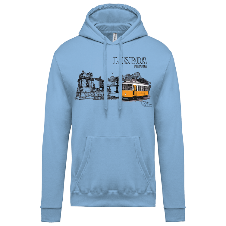 Sweatshirt Kariban com Capuz Monumentos Lx