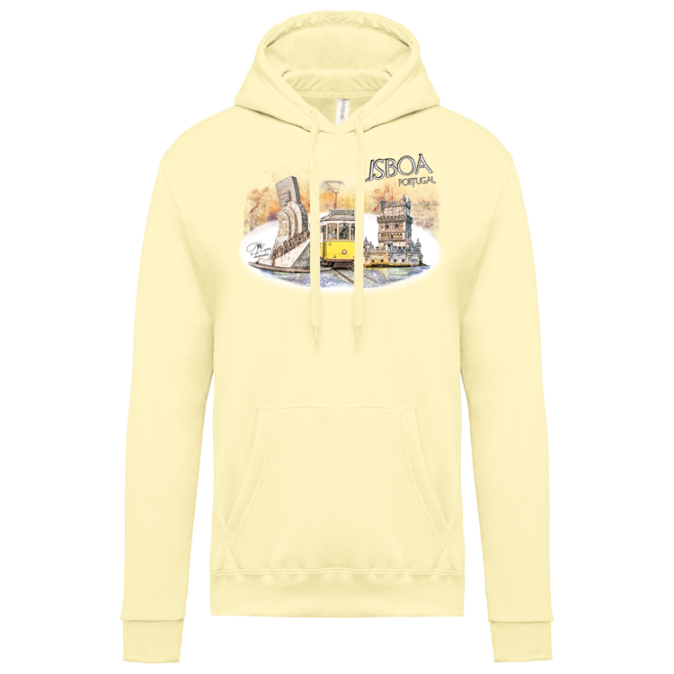 Sweatshirt Kariban com Capuz Monumentos Belém