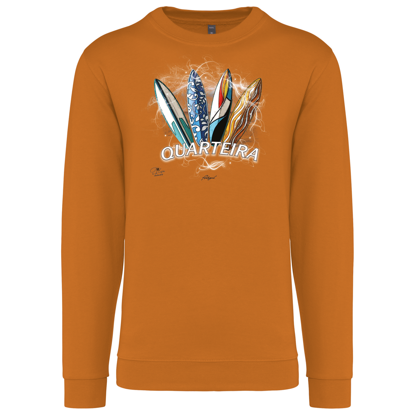 Sweatshirt Kariban sem Capuz Surfboards Quarteira