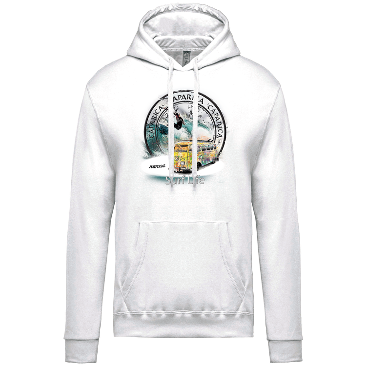 Sweatshirt Kariban com Capuz Surf Life Caparica