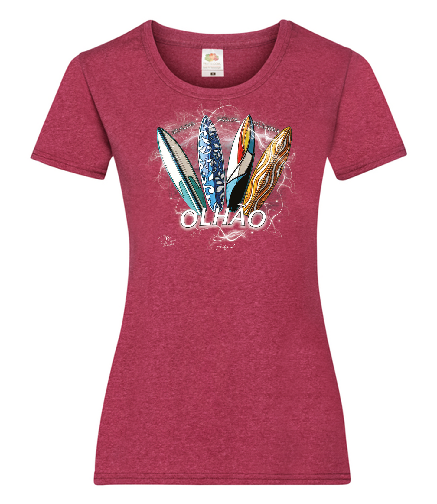 T-shirt Senhora Surfboards Olhão