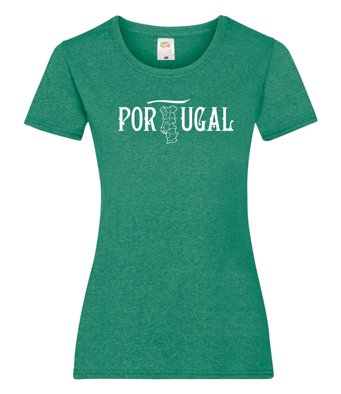 T-shirt Senhora Mapa de Portugal