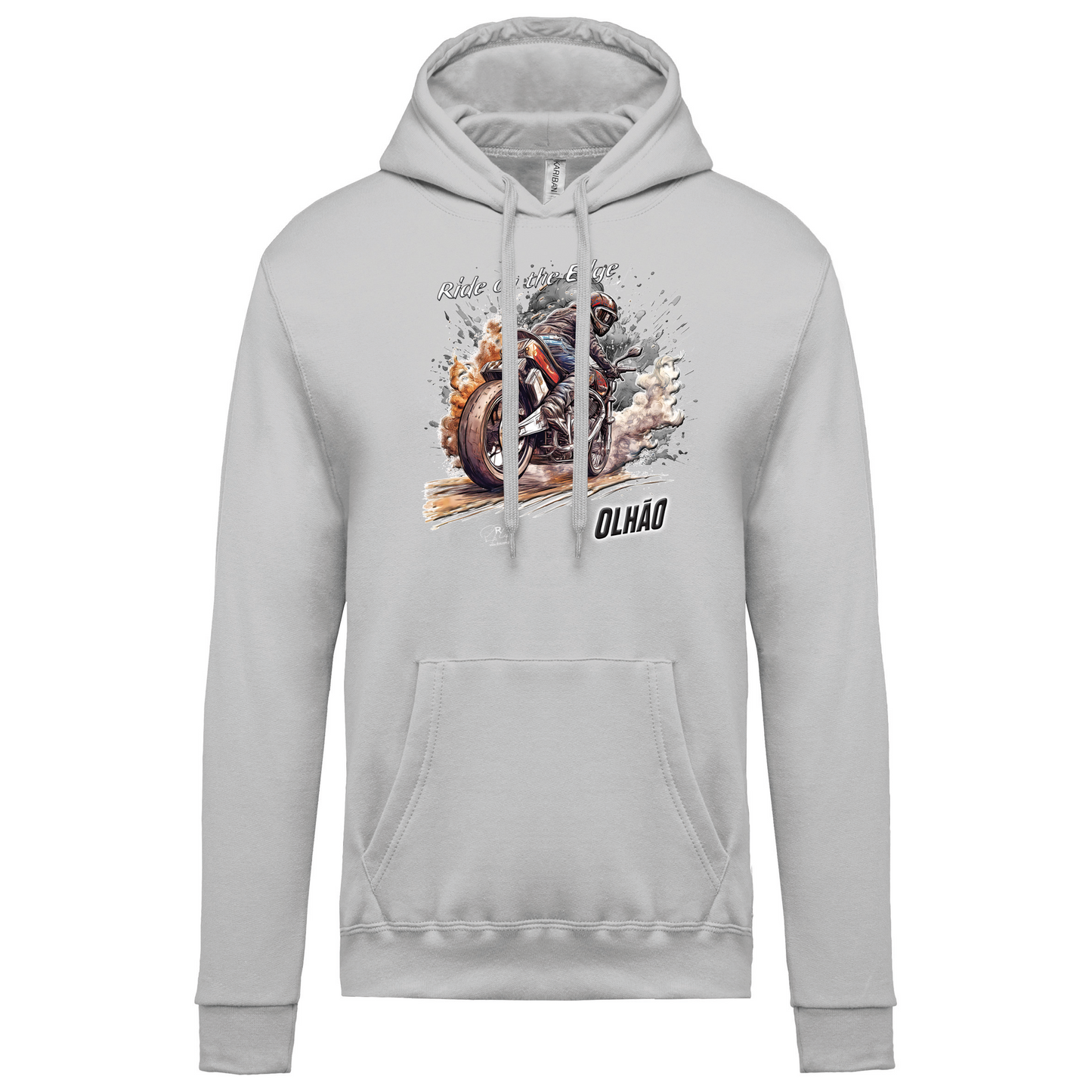 Sweatshirt Kariban com Capuz Ride on the Edge Olhão