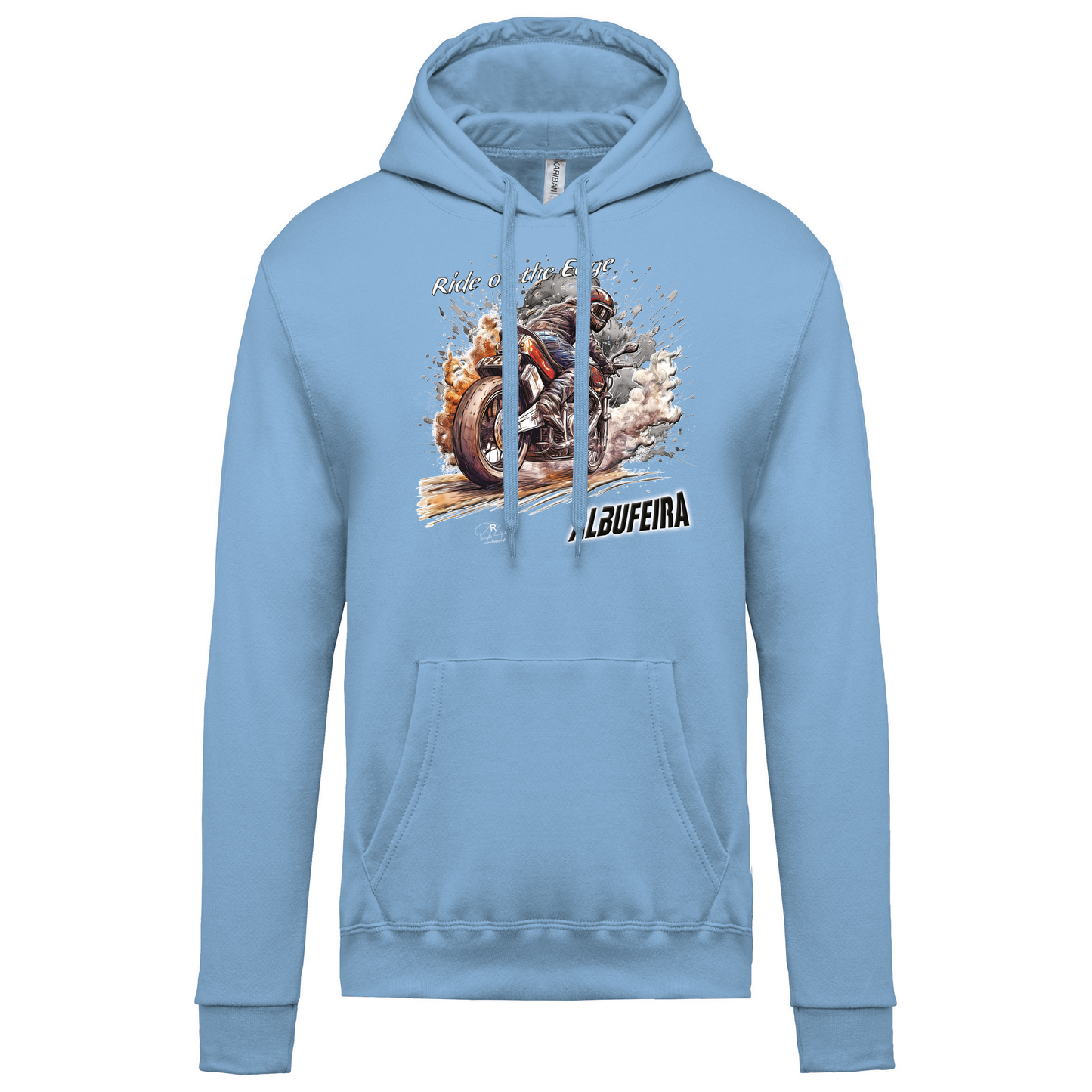 Sweatshirt Kariban com Capuz Ride on the Edge Albufeira