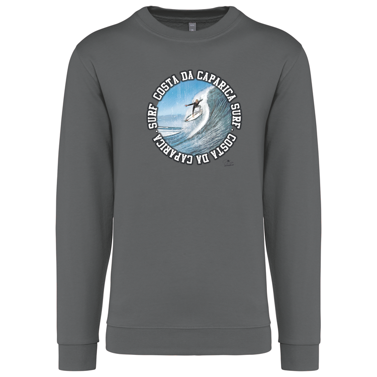 Sweatshirt Kariban sem Capuz Monster Waves 2 Costa da Caparica